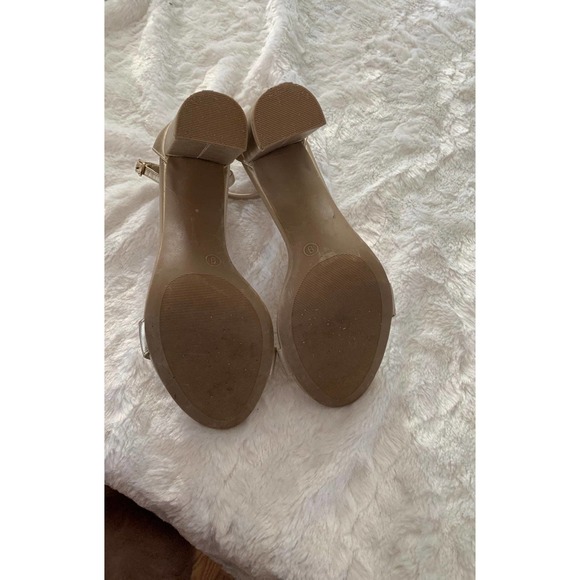 Lulus golden block heel pumps size 9 - Picture 7 of 8